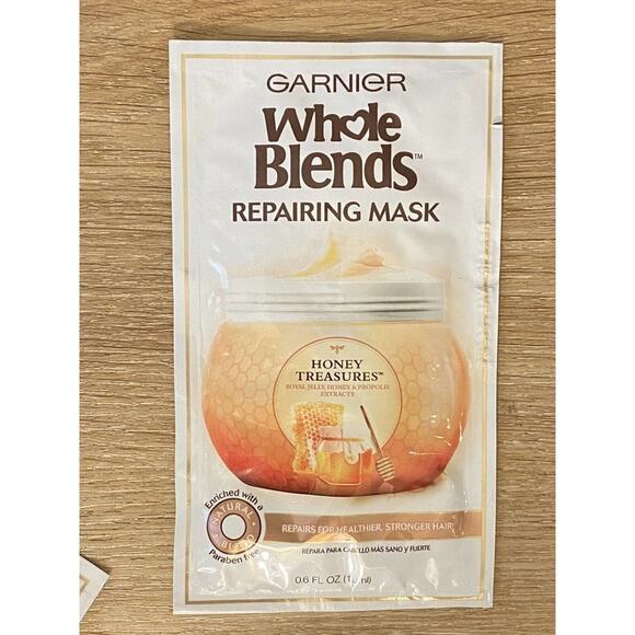 25 GARNIER WHOLE BLENDS Honey Treasures REPAIRING MASK Sample .6 oz ea l… - Picture 2 of 3